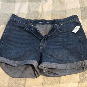 Old Navy Women's Dark Blue Jean Shorts
